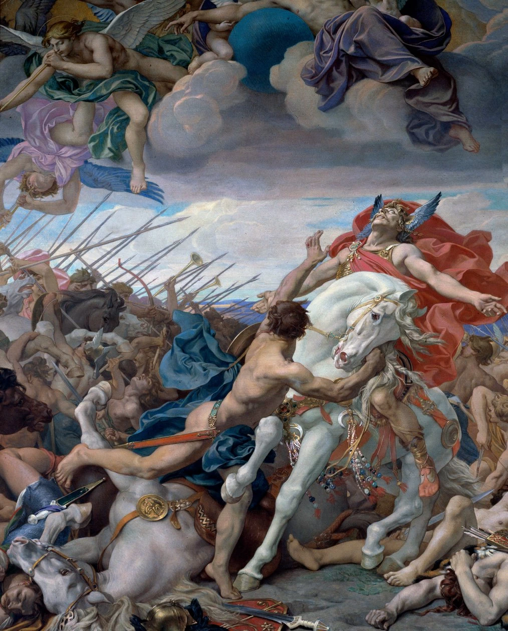 Pantheon - La battaglia di Tolbiac, Il voto di Clodoveo alla Battaglia di Tolbiac